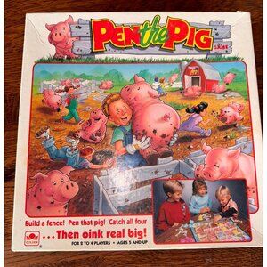Pen The Pig Game 1990 Edition By Western Publishing Co. Ages 5 & Up Family Fun